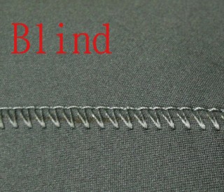Blind Stitching With Gluing Inside